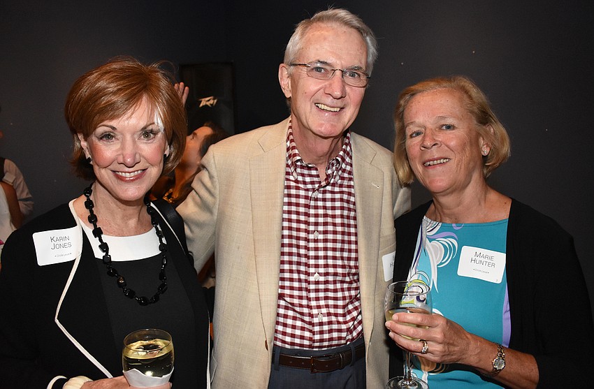Karin Jones with Bob and Marie Hunter