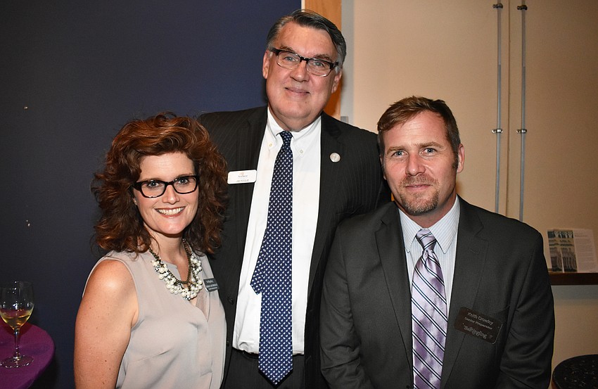 Sarah Cartwright, Jim Roque and Keith Crowley