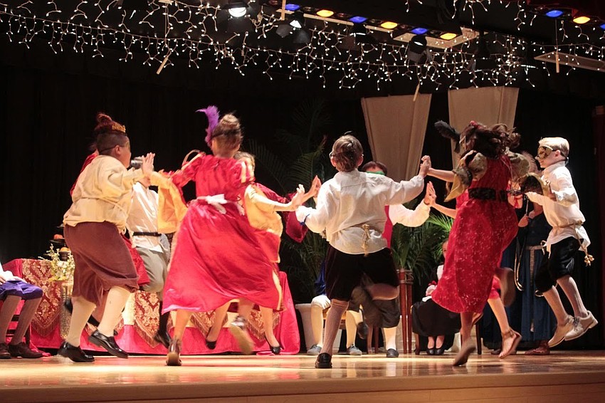 The ballroom of Capulet’s house (home of Juliet’s Family)