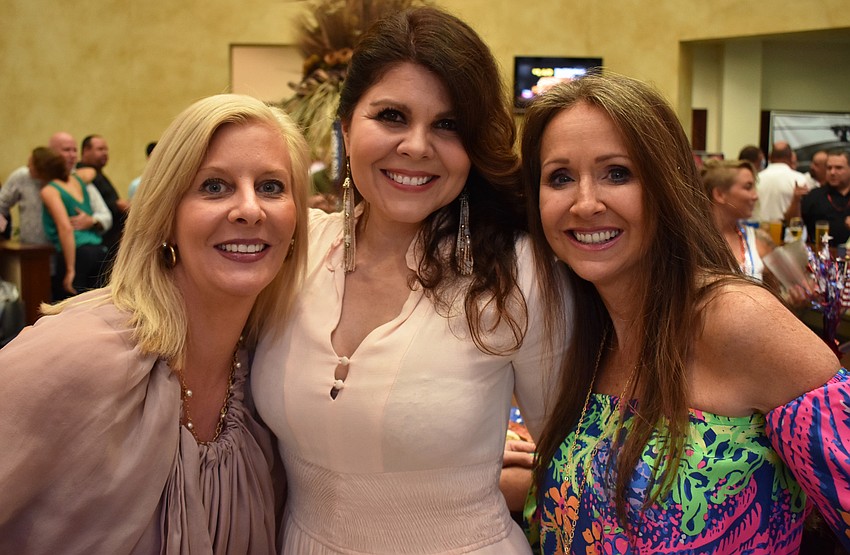 Charine Cox, Maria Evans and Heather Perry