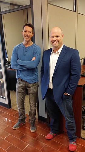 â€œMy Lottery Dream Home"  host David Bromstad and Joe Murphy of Coldwell Banker  Courtesy photos