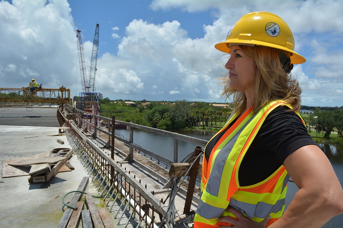 Trudy Gerena, senior public information specialist on the project for Manatee County, the county expects to hold a ribbon cutting for the Fort Hamer Bridge project Aug. 26.