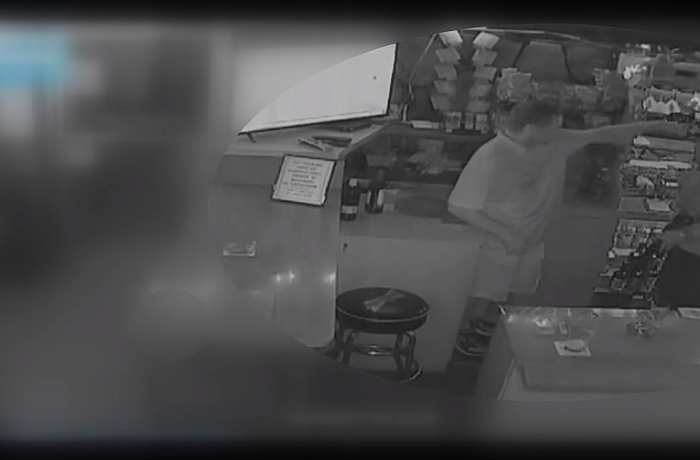 The Sarasota Police Department shared a video of the incident, asking the public for help identifying the suspects.