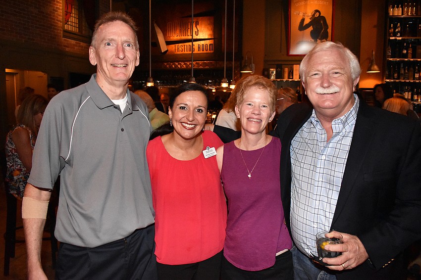 Mark Reina, CAC Managing Director Jennifer Mitchell, Cheryl Reina and Jim Shirley