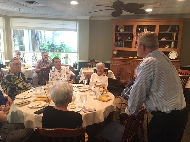 Rabbi Stephen Sniderman addressed the Longboat Key Kiwanis Club on Thursday.