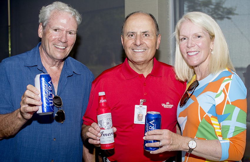 Larry Eurto, John Saputo and Liz Taft