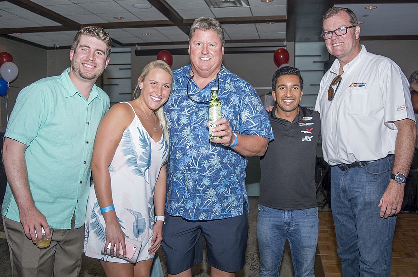 Chris Garcia, Reagan Hughes, Ernie Garcia, Azam Rangoonwala and Robert Wicks