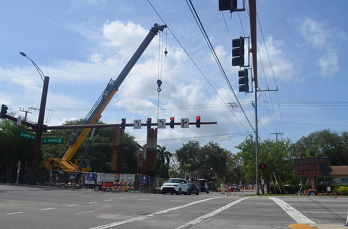 Crews completed the microtunnel phases of the Lift Station 87 project last month.