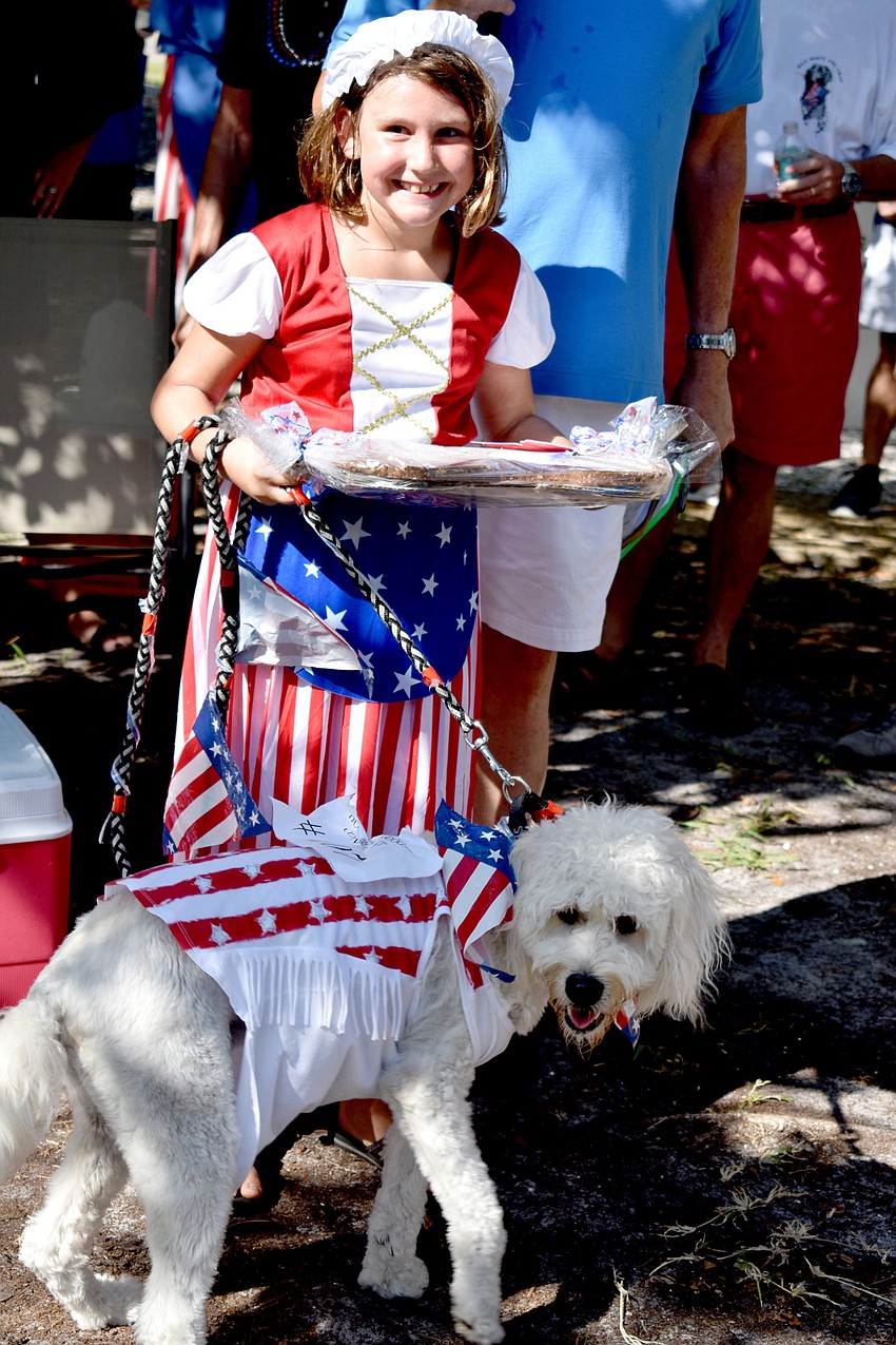 Grace Gerling and her dog, Sailor, won Best Owner and Dog Combo.