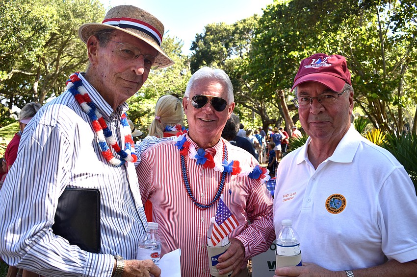 Dave Brenner and commissioners Jim Brown and Randy Clair
