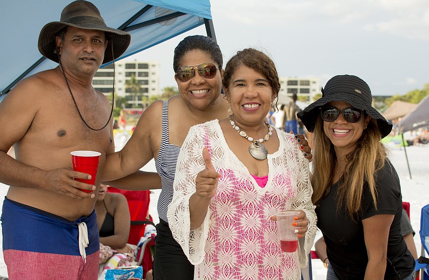 Russell Kahn, Martha Salcedo, Albenis Kahn and Sheila Conforti