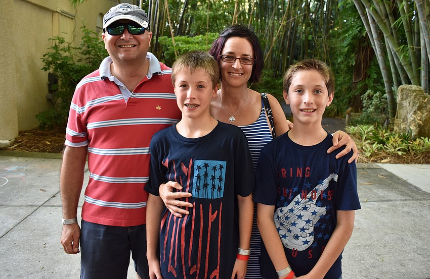 Issam Halaby, Lucas Hassler, Ki Hassler and Gage Hassler