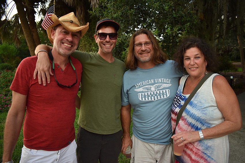 Brent Greeno and Ryan Inskeep with Michael and Mini Rohan