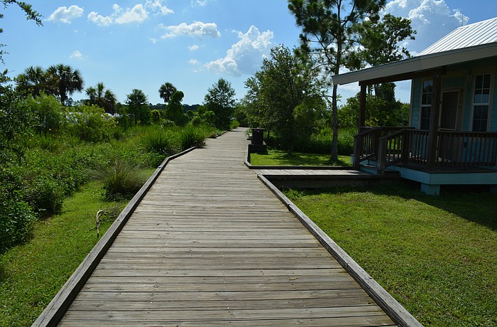 Eventually, Jiggs Landing may be expanded to have walking trails and boardwalks on property north of Jiggs, on the Evers Reservoir.
