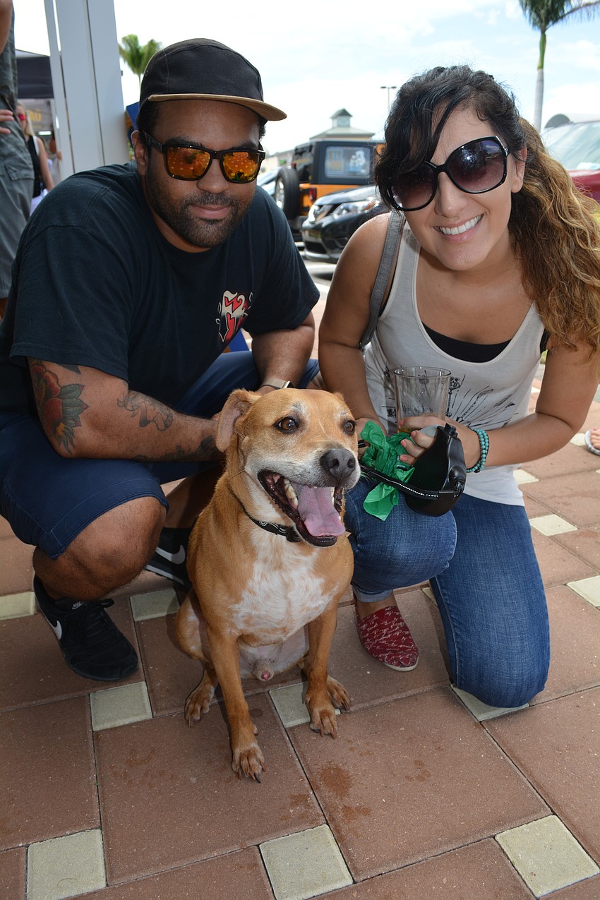 John and Jenna Maye rescued Champ.