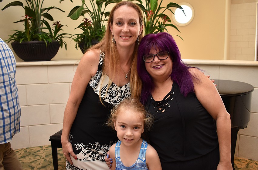 Kelly O’Brien with her daughter, Fallon O’Brien, and Lisa Frankel