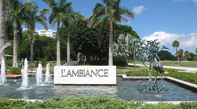A condominium at  Lâ€™Ambiance  recently sold for $5.5 million.