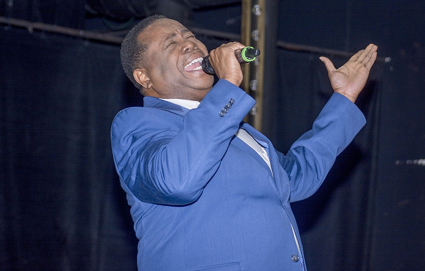 Westcoast Black Theatre Troupe Founder and Artistic Director Nate Jacobs sings 