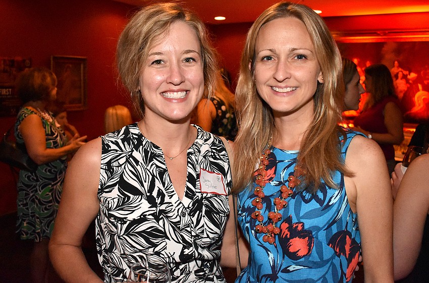 Jeney Slusser and Junior League of Sarasota President Erin Duggan