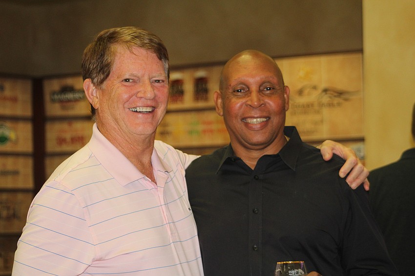 East County's Rick Buchanan and Venice's Dennis Turner supported the event.