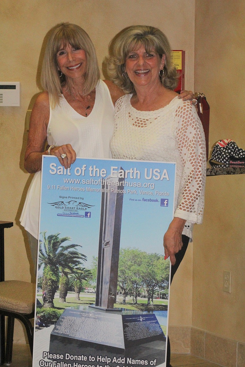 Lakewood Ranch's Kathe Toscano and Carol Sweeney support he Salt of the Earth USA fundraiser.