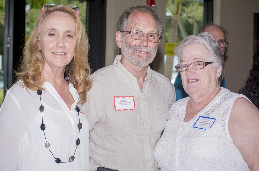 Cathy Oglesby, Stephen Ellerin and event organizer Joanne Haiby.