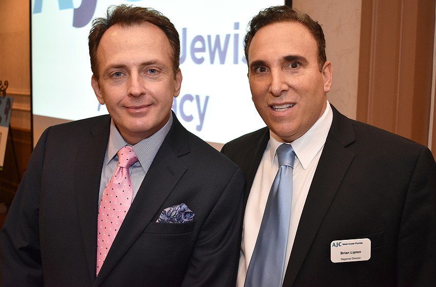 Joseph Gianguzzo and AJC Regional Director, West Coast Florida Brian Lipton