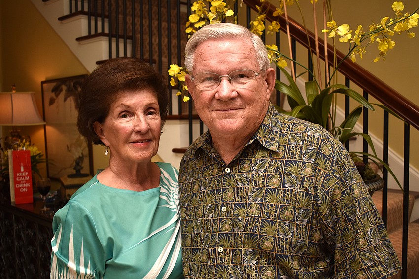 Event hosts Sue and Burt Borgelt