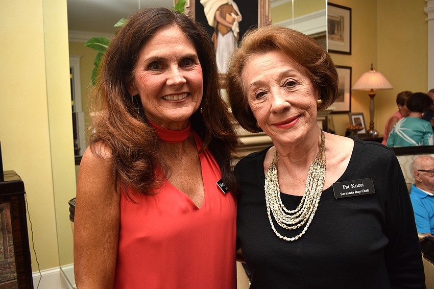 Mary Lou Johnson and Pat Knott