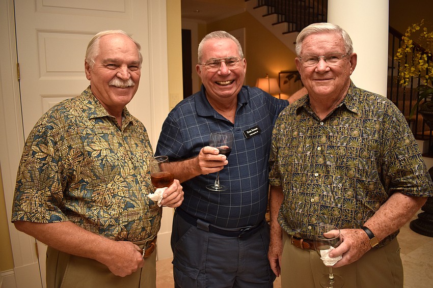 Bill Buckley, Ernie Strauss and Burt Borgelt