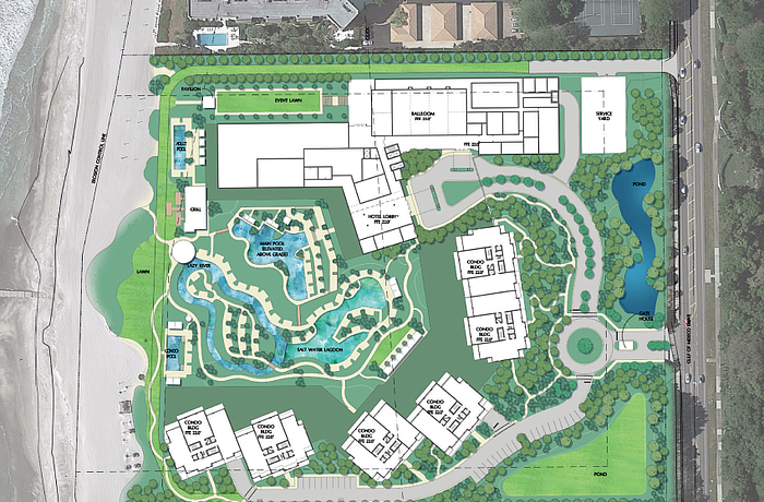Chuck Whittall submitted a new plan for the former Colony Beach & Tennis Resort on Monday, July 24.