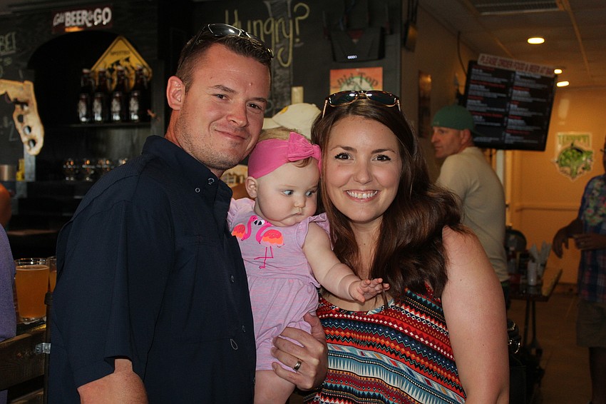 Bradenton's Joey, Janae and Jodie Kerns supported the event.