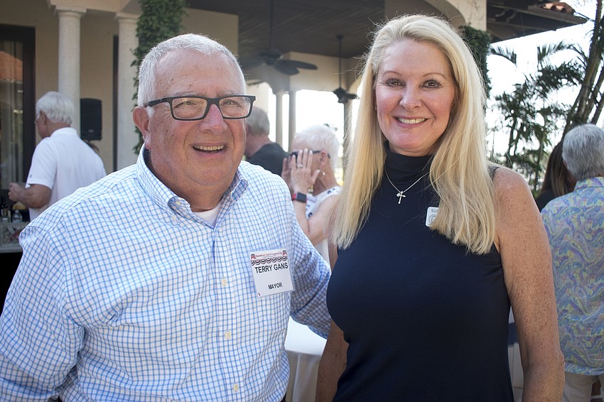 Mayor Terry Gans and Susan Phillips