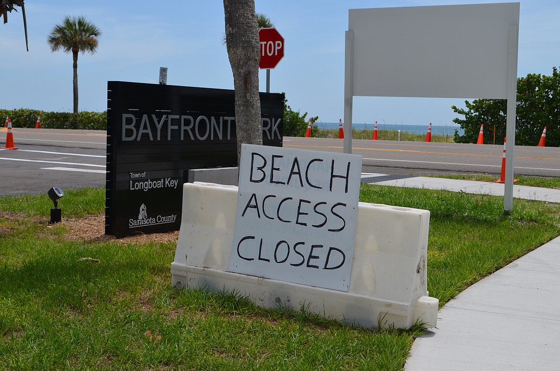 Town officials expect construction of the park&#39;s beach access will be finished by October.