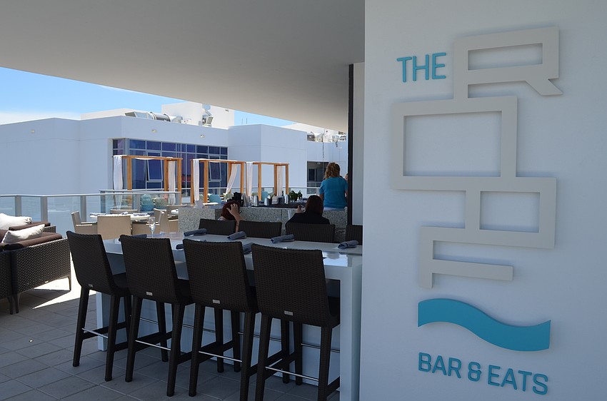 The Roof Bar and Eats is located on the 19th floor of the hotel.