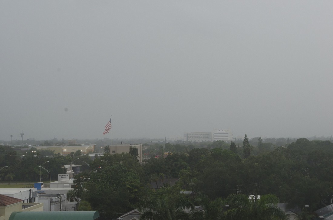 Tropical Storm Emily could bring up to 4 inches of rainfall to downtown Sarasota and the surrounding area on July 31.