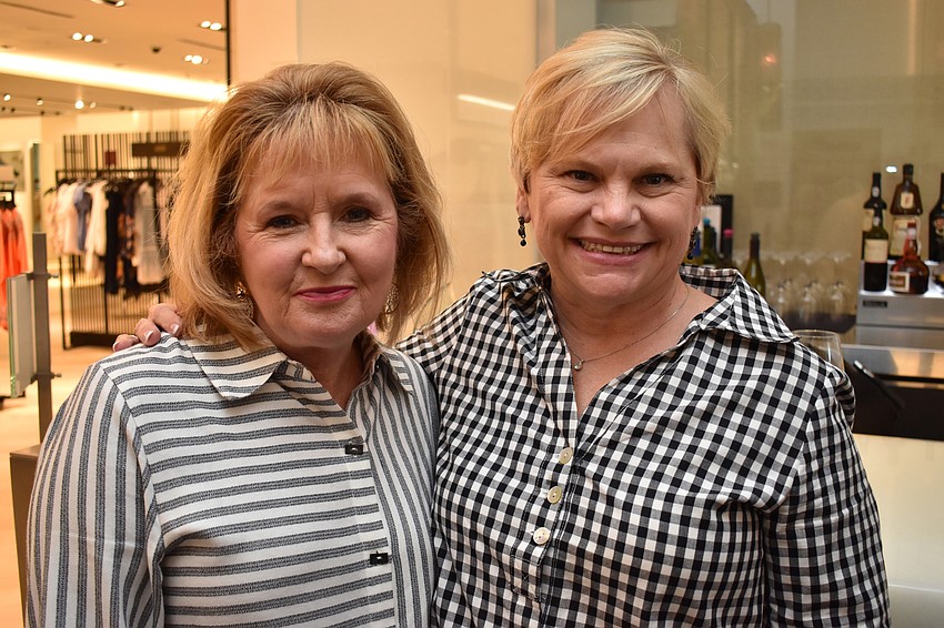 Past presidents Deb Bay and Susan Wilcox