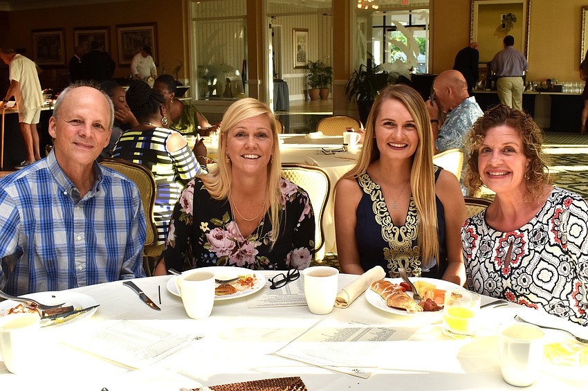 Mark and Marcia Keckstein, Emily Waikem and Maggie Harvey