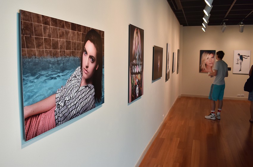 Sophia Renee’s photo of model Nicole Cooper was the first photograph on the left at the PH_ashion 12 at Richard and Barbara Basch Gallery.