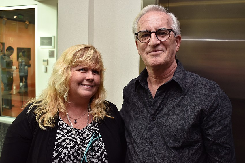 Kimmi Heath-Carrico and Curator Mark Ormond