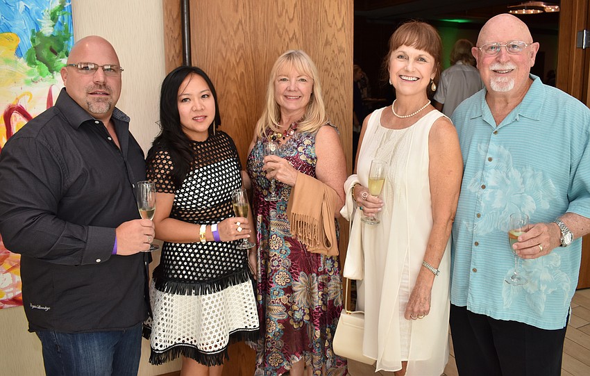 Mike Boggs, Linh Vu, Corrine Wagner and Maggie and Ron Magee