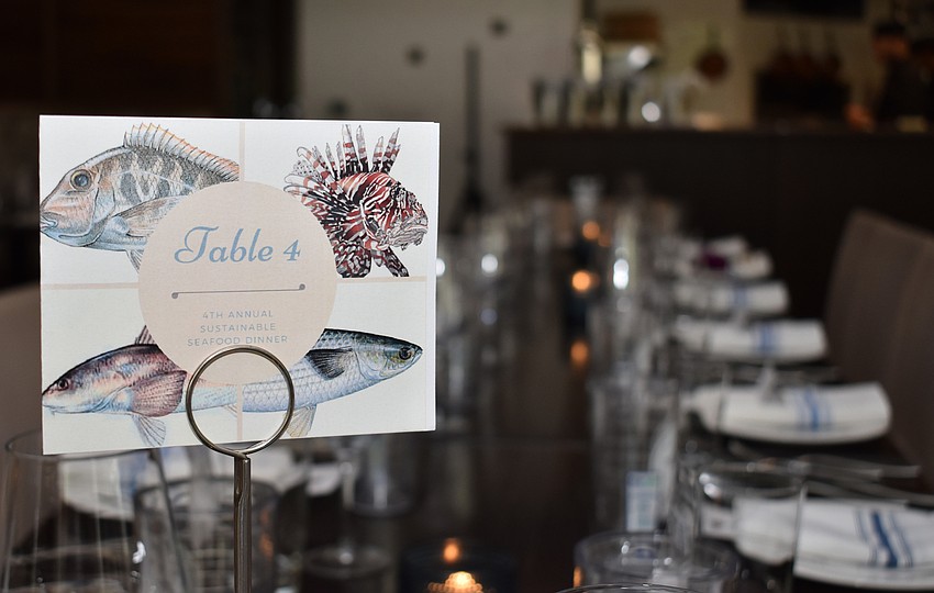 The Fourth Annual Sustainable Seafood Dinner was held on Aug. 6 at Louies Modern.