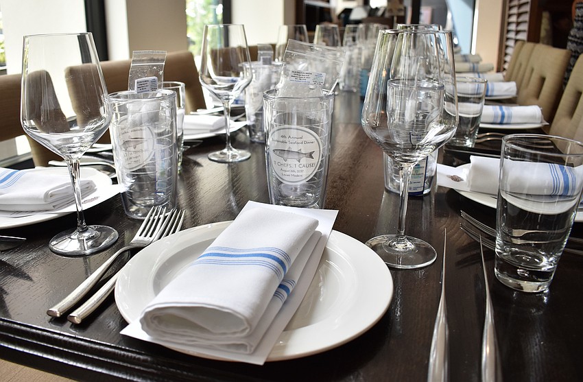 The Fourth Annual Sustainable Seafood Dinner was held on Aug. 6 at Louies Modern.