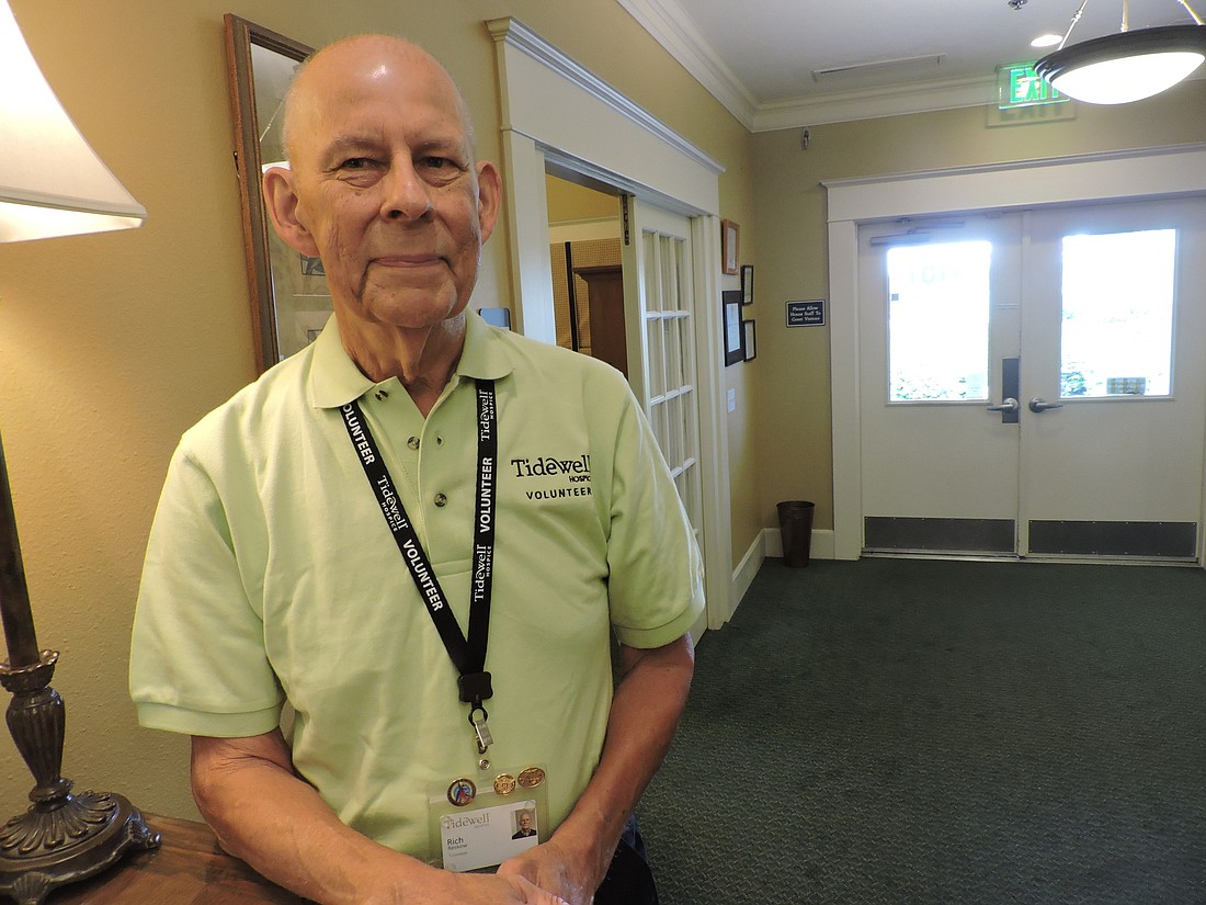 Lakewood Ranch&#39;s Richard Reskow said he "came to life" when he started to volunteer at Tidewell Hospice.
