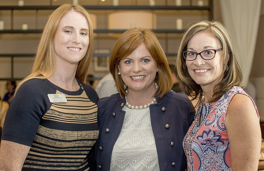 Immediate Past President Mischa Kirby, President, Tara Poulton and President-Elect Rhonda Leiberick