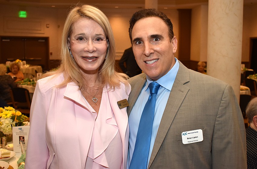 Fran Blum and AJC Regional Director, West Coast Florida Brian Lipton