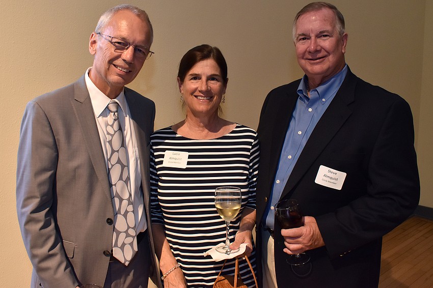 Executive Director of The Ringling Stephen High with Lucia and Steve Almquist