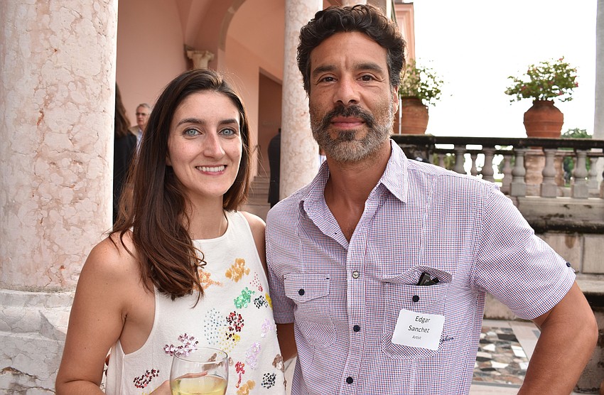 Artists Desirée Moore and Edgar Sanchez Cumbas