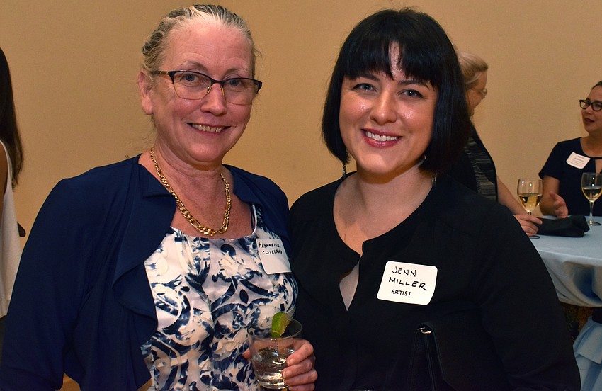 Katharine Cleveland with her daughter, artist Jenn Miller