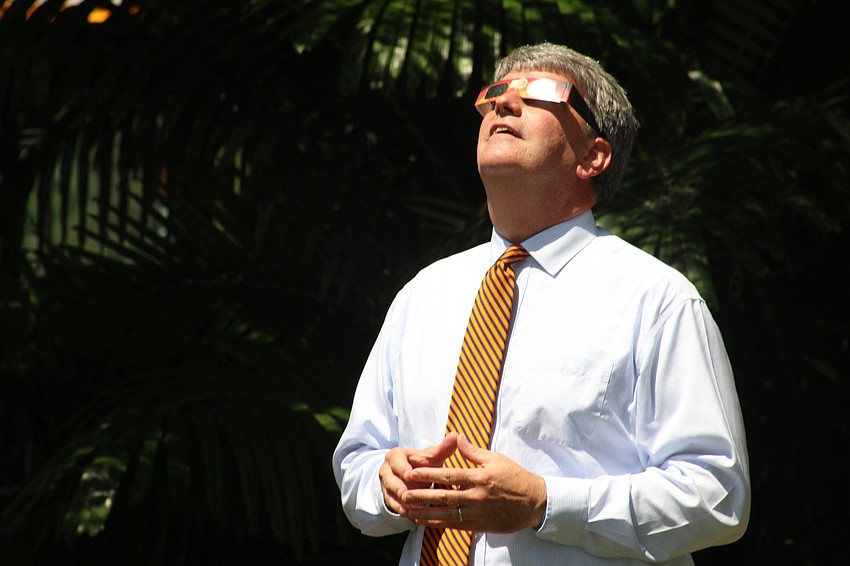 Out-of-Door Academy's Head of School David Mahler takes takes a look at the solar eclipse.